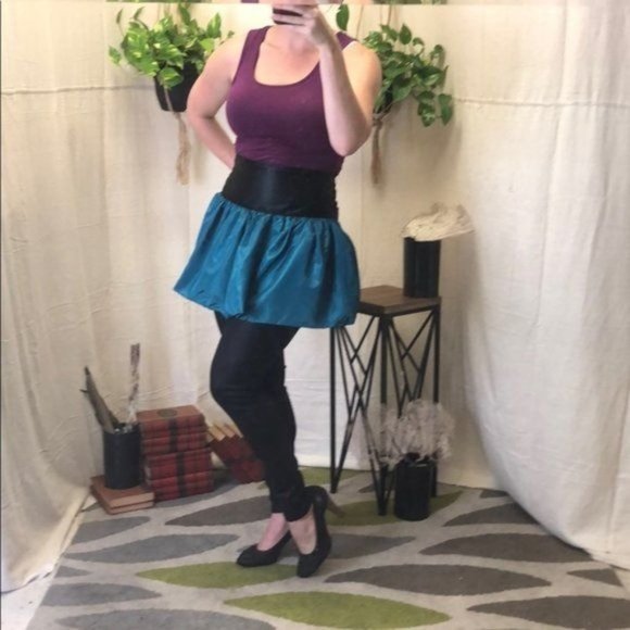 Satin Hostess Cocktail Apron - Picture 1 of 7